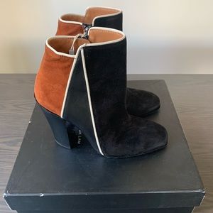 Derek Lam Black Suede Booties